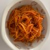 ちぃの作ってみた!投稿(お箸が止まらない♩人参のバター醤油きんぴら)