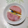KUMIKOの作ってみた!投稿(1番簡単♪【レンジでハムエッグ】お弁当のエースおかず！)