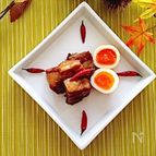 圧力鍋で簡単❣️『ガーリック風味の豚の角煮』
