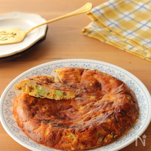 きのこたっぷり♡お手軽チーズオムレツ【お弁当にも◎】