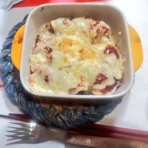 moの作ってみた!投稿(10分でできる♪冷凍水餃子で作る簡単ラザニア風)