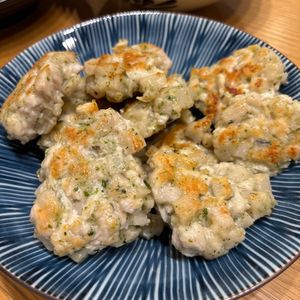 1068881の作ってみた!投稿(やみつきのり塩味♡【鶏むねと蓮根のカリカリ焼き】お弁当にも◎)