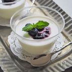 ミントのブランマンジェ