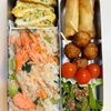 Tsuneaki Okadaの作ってみた!投稿(焼き鮭と春菊の混ぜごはん!)