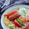簡単！【ジョンソンヴィルと彩り野菜のライスペーパーガレット】の工程3