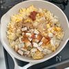 【梅しそちくわの和風だし炒飯】パパッと簡単！の工程3