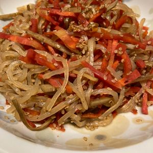すみれの作ってみた!投稿(【糸こんにゃくのピリ辛きんぴら】コスパ抜群!ご飯のお供副菜♡)