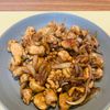 金の作ってみた!投稿(鶏もも肉と新玉ねぎのしょうが照り焼き)
