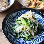 【電子レンジで作る！作り置きOK】大根とニラのナムル