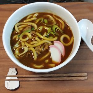 ゆの作ってみた!投稿(5分で完成♡お蕎麦屋さんみたいなカレーうどん)