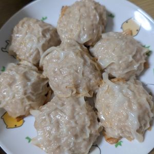 花月雨音🪷の作ってみた!投稿(【包まない焼売】包丁まな板使わず絶品♪)