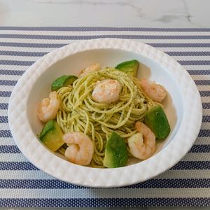 𝔂𝓾𝓶𝓲🍓の作ってみた!投稿(万能バジルソースで簡単ペスト アッラ ジェノベーゼパスタ)
