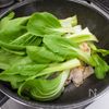 海老と豚肉のとろーりチンゲン菜炒めの工程3