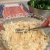豆腐えのきチーズ詰めピーマン肉巻きの工程1