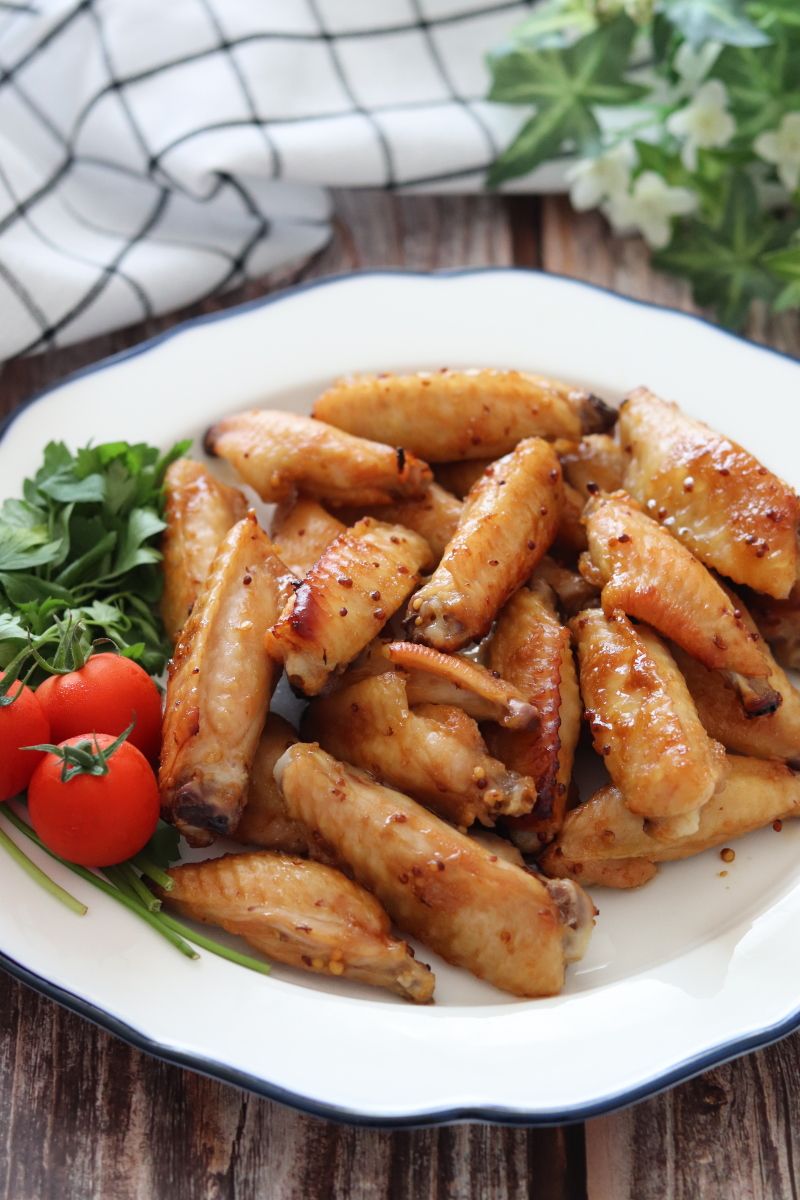 漬け込み不要で超簡単♡手羽中のオイスターハニーマスタード | レシピ