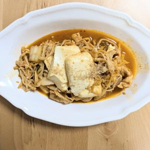 ゆいの作ってみた!投稿(【豚こま豆腐のチゲ風】ピリ辛で温まる♡調味料３つで簡単！)