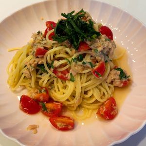 みわの作ってみた!投稿(塩麹でまろやか仕立て♩トマトとツナの冷製パスタ)
