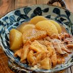 めんつゆで簡単！＊大根と油揚げと豚肉とろみ煮＊