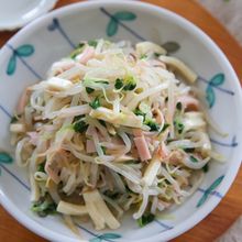 もやしでお安く簡単副菜♪「和風チーズナムル」