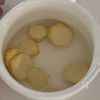 さつまいものみたらし団子の下準備