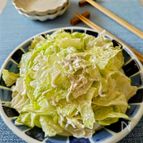 【レタスとシラスのデリ風サラダ】お湯で洗うとレタスがシャキッ