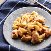 地味うま♡ 鶏肉とれんこんの甘酢炒め／食材2つ