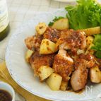 チーズ香ばし。鶏のチーズ焼きハニ―マスタードソース