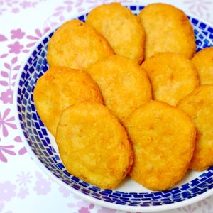 まゆの作ってみた!投稿(さっくりふんわり♪子供も大好きおからと豆腐のツナナゲット♡)