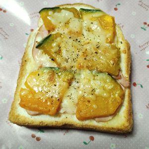 M＊Pの作ってみた!投稿(【冷凍ストック♪かぼちゃとハムのトースト】忙しい朝食に！)