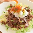 さっぱり食べよう♪たっぷりキャベツのおろし焼肉