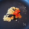 【なすと豚ひき肉のピリ辛味噌そぼろ】10分で夏の作り置きの工程2