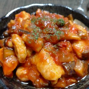 こばぴいの作ってみた!投稿(【鶏肉と野菜のラタトゥイユ】夏野菜たっぷりおかず)