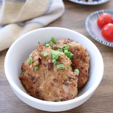 椎茸とねぎのハンバーグ