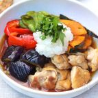 揚げずに簡単！さっぱり美味しい鶏肉と彩り野菜の揚げ浸し
