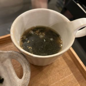 なぁの作ってみた!投稿(【この味！焼肉屋さんのネギ塩わかめスープ】ほぼ5分で完成♪)