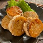 シャキシャキ♪蓮根のはさみ焼き