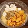 柿とくるみとクリームチーズのパウンドケーキの工程3