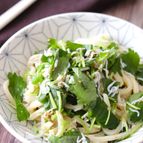 さっぱり！美味しすぎっ♡三つ葉としらすの旨だし冷やしうどん