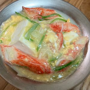 みさみさばぁば🌱の作ってみた!投稿(トロッとゴロっと天津豆腐)