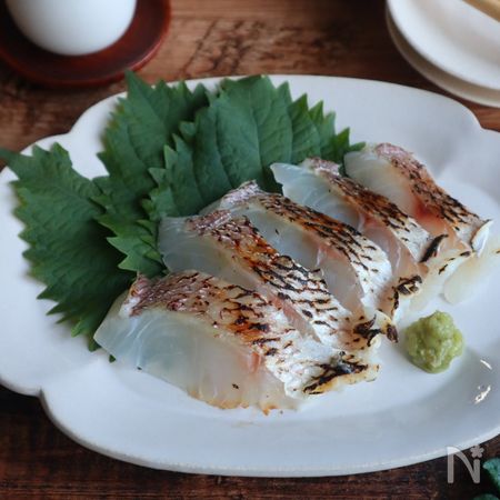 おうち料亭 鯛の炙り By おおもと のりこ 大本紀子 レシピサイト Nadia ナディア プロの料理家のおいしいレシピ