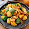 『豚バラ新じゃがとピーマンの辛味噌炒め』こってり♪ご飯が進む