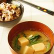 高野豆腐のお味噌汁