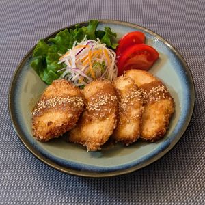 𝔂𝓾𝓶𝓲🍓の作ってみた!投稿(むね肉でもしっとり♩味噌だれチキンカツ)