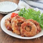 【肉巻きオニオンリング】ご飯がすすむ！梅テリヤキ味