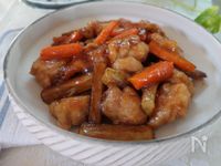 ご飯がすすむ 鶏肉とごぼうの甘辛揚げ煮