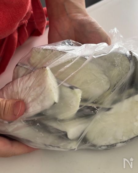 まいのごはん。さんなすの蒲焼風工程2