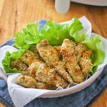 揚げずにサクサク！ノンフライヤーでのり塩チキンスティック