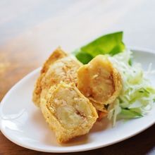油揚げ衣の肉じゃがコロッケ～パルミジャーノ・レッジャーノ風味