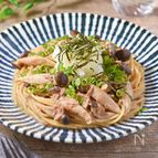 ツナとしめじの大根おろし和風パスタ｜ワンパンで簡単！