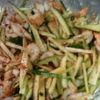 鶏皮坊主の作ってみた!投稿(\パパっと一品/加熱なし3分【ちくわと胡瓜の胡麻醤油あえ】)